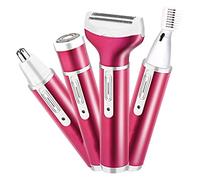 4 en 1 Removedor de cabello eléctrico recargable Lady Shaver Nariz Cabello Trimmer Eyebrow Shaper Pierna Azapa Bikini Trimmer Mujeres Epilator