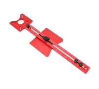 4 en 1 Soporte de Ranura de Fresado Enrutador, Plantilla de Aleación de Aluminio Desmontable para Corte en Círculo, Guía de Enrutador Multifuncional para Trabajar la Madera