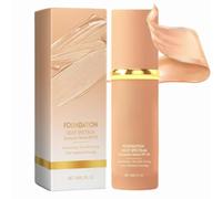 4 en 1foundation Liquid, Spectrum Match Foundation, Hydrating Medium Full Coverage Concealer, SPF 50+, Long-Lasting & Waterproof (Natural, 1 PCS)