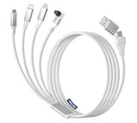 4 en 2 USB C Cable Compatible con Gar min 3M Cable Compatible con Forerunner 965 255 245 165 55 45 955 265,Fenix 8/7/6/5,instinct3/2/2S,Venu/Approach S12/Epix/Vivomove/Vivosport, iPhone/iPad/Android