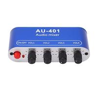 4 en salida: estéreo de 4 vías, 4 entradas de entrada, mezclador de entrada estéreo, amplificador de auriculares DC 5? 12 V 3,5 mm hembra de Seaml Experience en mezcla. Dispositivos estéreo estéreo