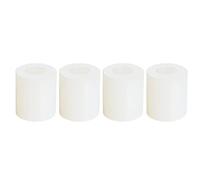 4 espaciadores sólidos de silicona de alta temperatura, accesorios de impresora de columna de nivelación de cama caliente para CR10 CR10S Ender3 espaciador sólido de silicona de alta temperatura
