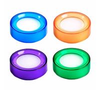 4 esponjas humectantes de dedos, esponja húmeda para dedos, esponja húmeda para oficina, banco, cajero, contar, sobres, sellos y facturas