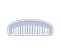 4 estilos de molde de silicona de peine de resina epoxi, herramienta de producción que se puede utilizar para hacer maquillaje, decoración del hogar, joyas, moldes de arte para moldear moldes de