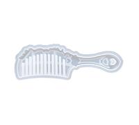 4 estilos de peine de silicona molde de resina epoxi herramienta de producción que se puede utilizar para hacer peines de maquillaje, decoración del hogar, joyería, arte, moldes de silicona para