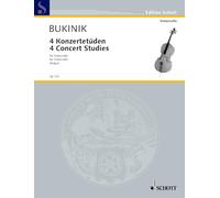 4 Etudes de concert: cello.