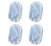 4 extensores de cierre ajustables para mameluco de bebé, panel de extensión de algodón suave, componente seguro, modelo compatible con extensor de longitud