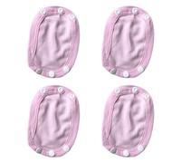 4 extensores de cierre ajustables para mameluco de bebé, panel de extensión de algodón suave, componente seguro, modelo compatible con extensor de longitud