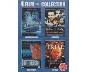 4 Film Collection: Black Moon Rising,Hard Cash,The Trial & Shadow Run