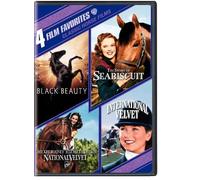 4 Film Favorites: Classic Horse Films (Black Beauty, National Velvet, International Velvet, The Story of Seabiscuit) by Various