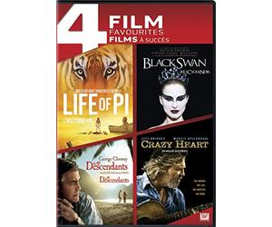 4 Film Favourites: Life of Pi / Black Swan / The Descendants / Crazy Heart