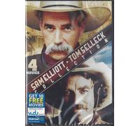 4-Film Western-Sam Elliott & Tom Selleck [Reino Unido] [DVD]