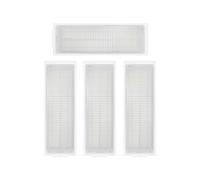 (4 filters) Vacuum Cleaner Filter Robot Replacement Part Vacuum Cleaner Attachments Side Brush Mop Cloth Spare Part for STYTJ02YM