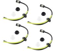 4 Filtro de Gasolina Kit Tubo Sello, Filtro Gasolina Desbrozadora Tubo,Tubo de Manguera de Combustible con Manguito y Junta Para Cortadora de Cepillo, Recortadora