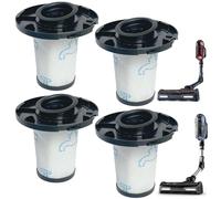 4 filtros de aspiradora lavables ZR009007 y ZR009008 compatibles con aspiradoras inalámbricas Rowenta X-Force Flex 11.60, 12.60, 14.60, 15.60, así como la serie Animal RH98 y RH99 Series