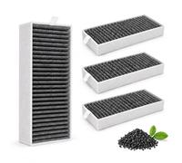 4 filtros de carbón activo para 9001563858 9001421821/ Siemens HZ9VRCR0 17004796/ Bosch HEZ9VRCR0/ Neff Z821VR0 17004806/ Gaggenau CA282111/ Constructa CZ9VRCR0 Campana Filtros 19 3 x 75 x 35 mm