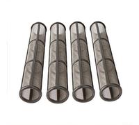 4 filtros de colector de bomba de pulverización de pintura sin aire, malla 30/60/100 para II G-18 G-24 31 x 180 mm, protector de punta de acero inoxidable (malla 30)