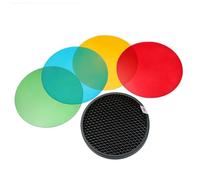 4 filtros de color con rejilla de nido de abeja AD S11 Gel Filtro de Luz Set Bolsas Speedlites Accesorios para Speedlites AD200 Filtro de iluminación