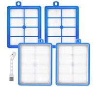 4 filtros de repuesto para aspiradora AEG LX7 LX8 LX9 VX6 VX7 VX8 VX9 AFS1W AEF12 Turbo Cyclonic aspiradora, HEPA H13 filtro de escape para Philips FC8038/01 FC9150,7000 8000 Series Electrolux EFH12