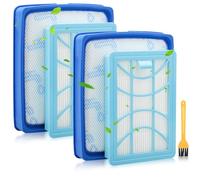 4 filtros para Philips PowerPro Expert FC9729 FC9741 FC9742 FC9743 FC9744 FC9745 FC9746 Filtro de repuesto para Philips FC8003/01|FC6042/01|CP0616&CP0617 Filtro para Philips Power Cyclone 8