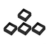 4 fundas cuadradas de plástico de alto rendimiento para accesorios de gimnasio, fabricadas pensando en la durabilidad (50 x 50 a 45 x 45)