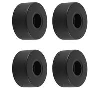 4 fundas de acero para grifo de ducha de baño, protector de tubo de calor, tapas decorativas roscadas, para grifos de ducha de acero comerciales