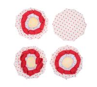 4 Fundas de Algodón para Manija Redonda de Puerta Interior | Lunares Suaves y Coloridos, Acabado Acogedor para Baño, Exterior y Uso Adulto, Pack Reutilizable de 4 Piezas