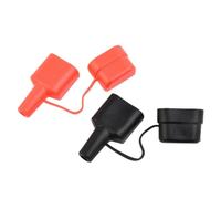 4 fundas de cable de 50 A de PVC negro para protección solar de caja de batería de caravana y fácil instalación en ingeniería eléctrica