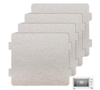 4 fundas de guía de ondas, hoja de mica universal para microondas, guía de ondas, repuesto de corte libre de acuerdo con el tamaño requerido para pieza de reparación universal de horno microondas, 120