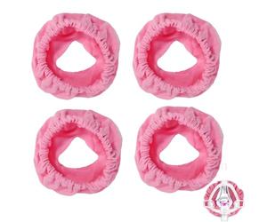 4 Fundas de Mascarilla para Máscaras Faciales Completas, Cojines Suaves de Presión Positiva Almohadillas Elásticas Cara Fundas Cascos de Presión Positiva, Reducción de Marcas de Sangría (Rosa)