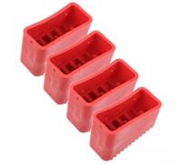 4 fundas de repuesto para escaleras, almohadilla de escalera de espiga, almohadilla de escalera de goma de 50 x 20 mm, cubiertas de escalera antideslizantes para evitar accidentes, accesorios de