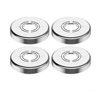 4 fundas decorativas florales para manguera de calefacción para radiador y ducha, corrector de tubos ABS ajustable de 20/25/32 mm en blanco (plata)