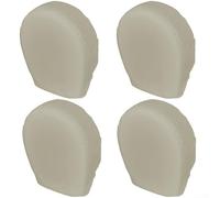 4 fundas impermeables de tela Oxford 420D para uso en exteriores, protección de ruedas a prueba de polvo y resistente a los rayos UV para automóviles, SUV, camiones (L beige)