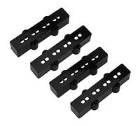 4 fundas para pastilla de bajo Yootones compatibles con piezas de instrumentos musicales de 4 cuerdas Jazz J (Negro)