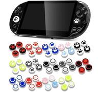 4 fundas protectoras analógicas de silicona para consola Psvita PS Vita PSV 1000 2000 (amarillo punto)