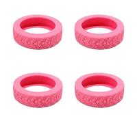 4 fundas protectoras de silicona para ruedas de equipaje para maletas y sillas de oficina, 1