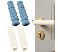 4 fundas protectoras para manijas de puerta, anticolisión y antiestática, cubierta protectora de esponja en espiral para manija de puerta, cubierta protectora suave y de alta resistencia para