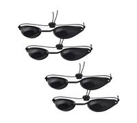 4 gafas solarium, gafas de protección UV, protección láser, lámpara roja, parche de ojos, infrarrojos, terapia láser, protección UV, gafas de sol, lámpara de infrarrojos, protección ocular, para gafas