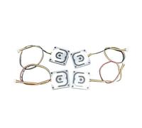 4 galgas extensométricas for impresoras 3D Ender 5 Max. Medidas: 34 × 34 × 1,5 mm.