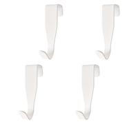 4 Ganchos para Puerta Multiusos - Perchero para Cocina, Baño y Dormitorio - Colgador Práctico de Puerta con Soporte Resistente para Toallas, Ropa y Accesorios del Hogar