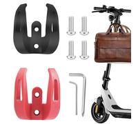 4 ganchos para scooter eléctrico, doble gancho compatible con Xiaomi E Scooter, gancho para bolsa de almacenamiento, ganchos de transporte para scooter, gancho plegable, ganchos duraderos para scooter