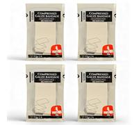 4 gasas comprimidas estériles plegadas en Z, 4.5 pulgadas x 4.1 pulgadas yardas - 100% algodón gasa médica para trauma para heridas de emergencia, parada de sangrado, kit de trauma y kit de primeros