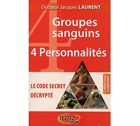 4 groupes sanguins, 4 personnalités: Le code secret décrypté
