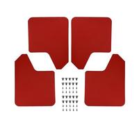 4 Guardabarros Compatible con Fiat Ducato, Peugeot Boxer, Ram ProMaster, Guardabarros de 38 x 29 cm.(4pcs-Set Red)