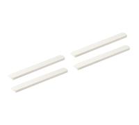 4 guías adhesivas para cajones, rieles deslizantes autoadhesivos para contenedores de 10.4 pulgadas de longitud (8 piezas)