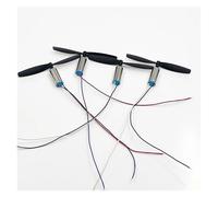 4 hélices de arranque electrónicas sin núcleo 716 de 7 mm x 16 mm, 2 CW + 2 CCW, CC 3 V, 3,7 V, 55000 rpm, de alta velocidad, drone cuadricóptero, arrancadores de motor