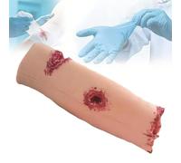 4 Heridas Simuladas Entrenador de Control de Hemorragias, Modelo de Entrenamiento de Heridas con Empaquetamiento de Heridas en Pantorrillas con 4 Heridas Simuladas, Mejora el Efecto del Entrenamiento