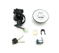 4 Hilos Llave De Interruptor De Encendido Llave Bloqueo Asiento Interruptor Encendido Tapa Combustible Depósito Gasolina Para CBR250 11-13 CBR500 CB500 13-14 FMX65 05-06(Full Set)