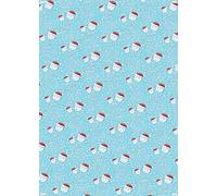 4 hojas con 4 etiquetas de caras lindas con texto en inglés "Happy 1st Christmas As My Son", papel de regalo para primera Navidad, relaciones familiares, color azul (Pensilvania)