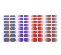 4 Hojas De Geles Autoadhesivos Tiras Uñas Pegatinas Artísticas Pegatinas Esmalte Decoración